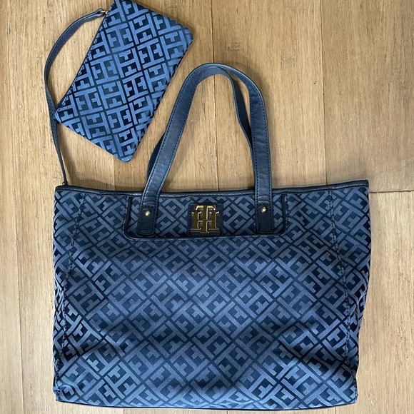 Tommy Hilfiger Handbags - Tommy Hilfiger Logo Satchel, Blue